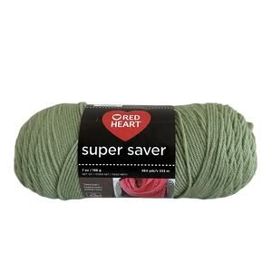 Red Heart Super Saver Yarn Acrylic 4 Ply Worsted Weight 0661 Frosty Green E300